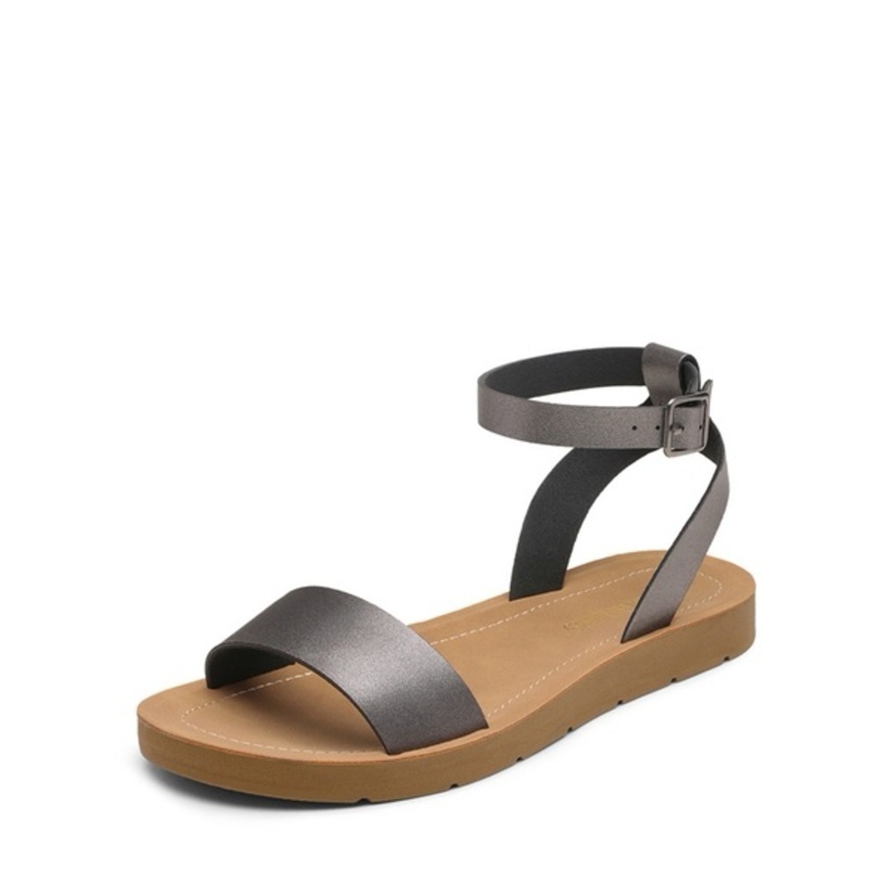Dream Paris Ankle Strap Buckle Flat Sandal size 10